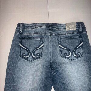 Vintage Candie's straight leg jeans with studded detailing